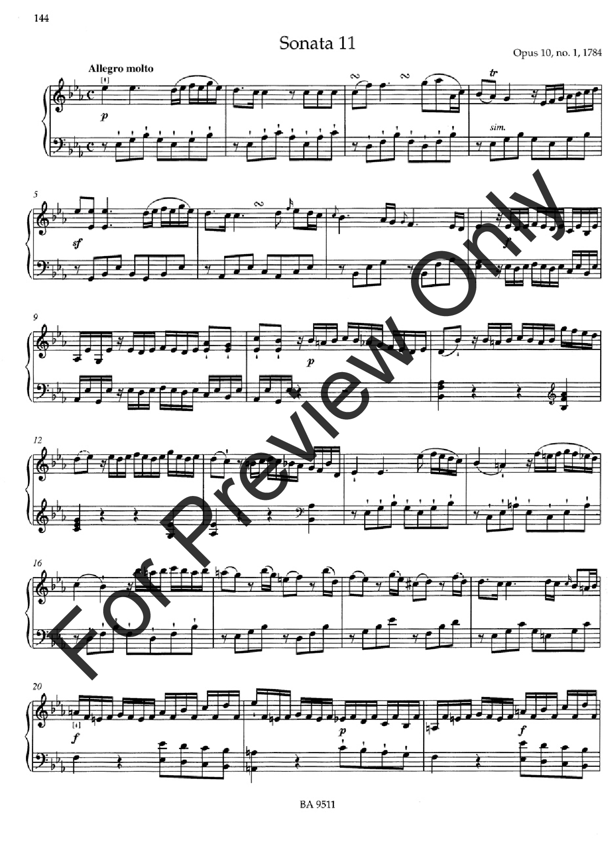 Complete Sonatas for Keyboard #1- 4 Sonatas #1- 50
