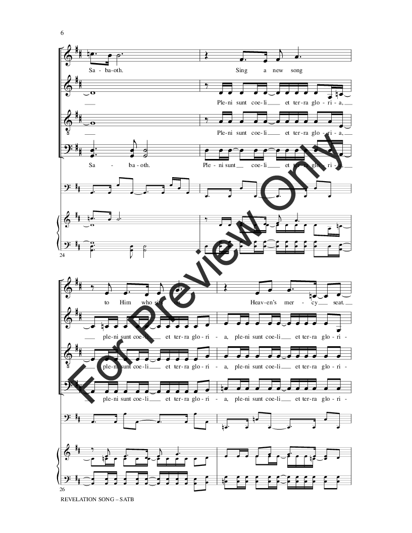Revelation Song (SATB Choir) - Print Sheet Music Now