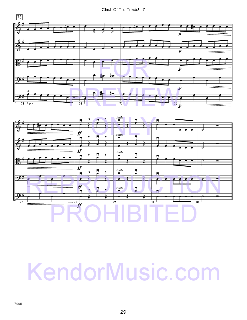 Kendor Concert Favorites #2 String Bass