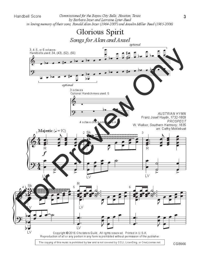 Glorious Spirit 3-6 Octaves