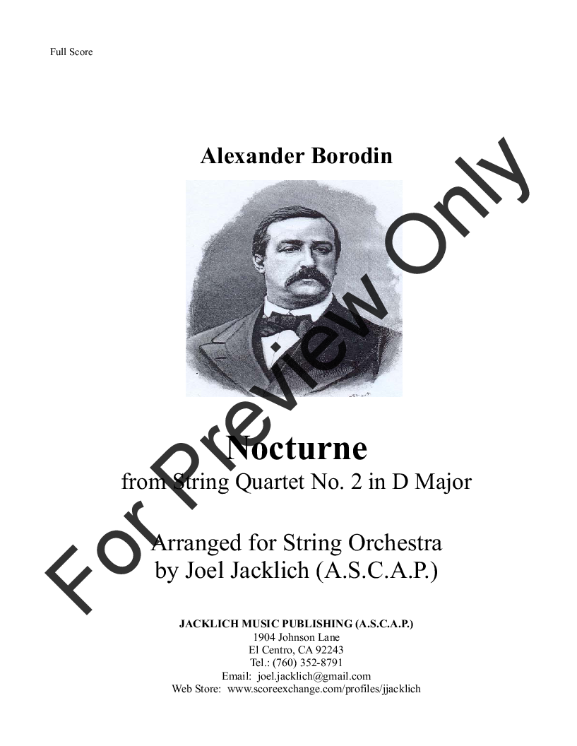Nocturne for String Orchestra P.O.D.