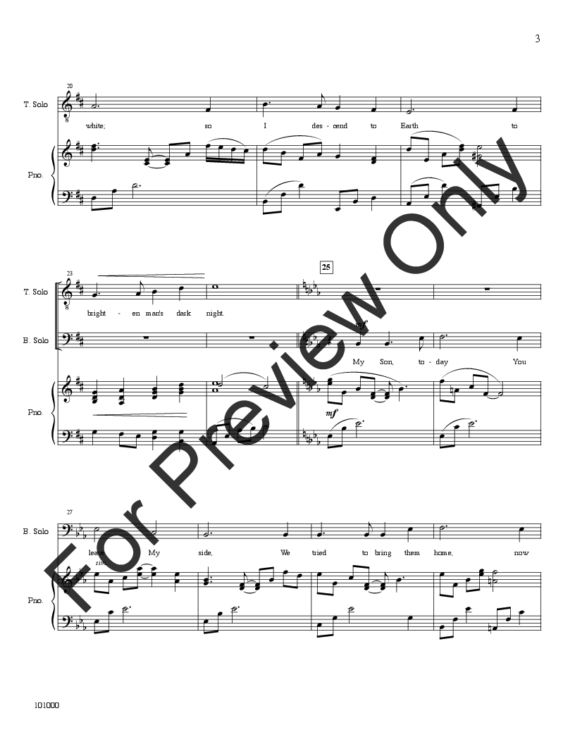 Father, Today I Leave Your Side French Horn, Strings and Full Score Inst Parts