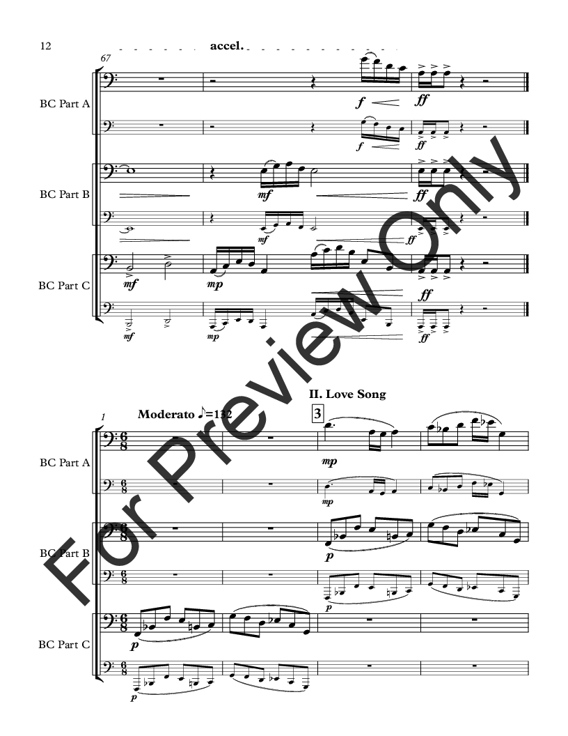 Tell Me Why? Sheet music for Piano, Bass guitar, Bongo, Trumpet in c (Mixed  Quartet)