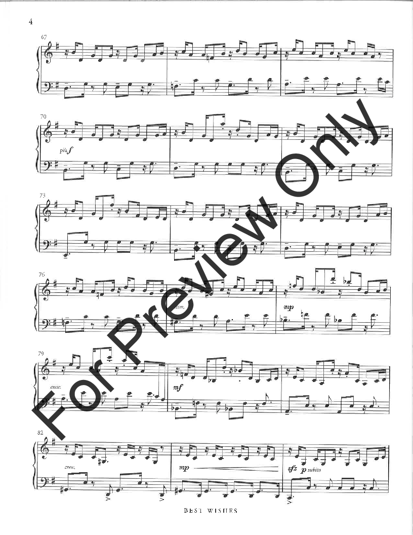 Best Wishes Marimba Solo - 5 octaves