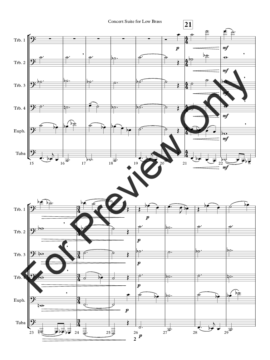 Concert Suite for Low Brass (Low Brass Ensem