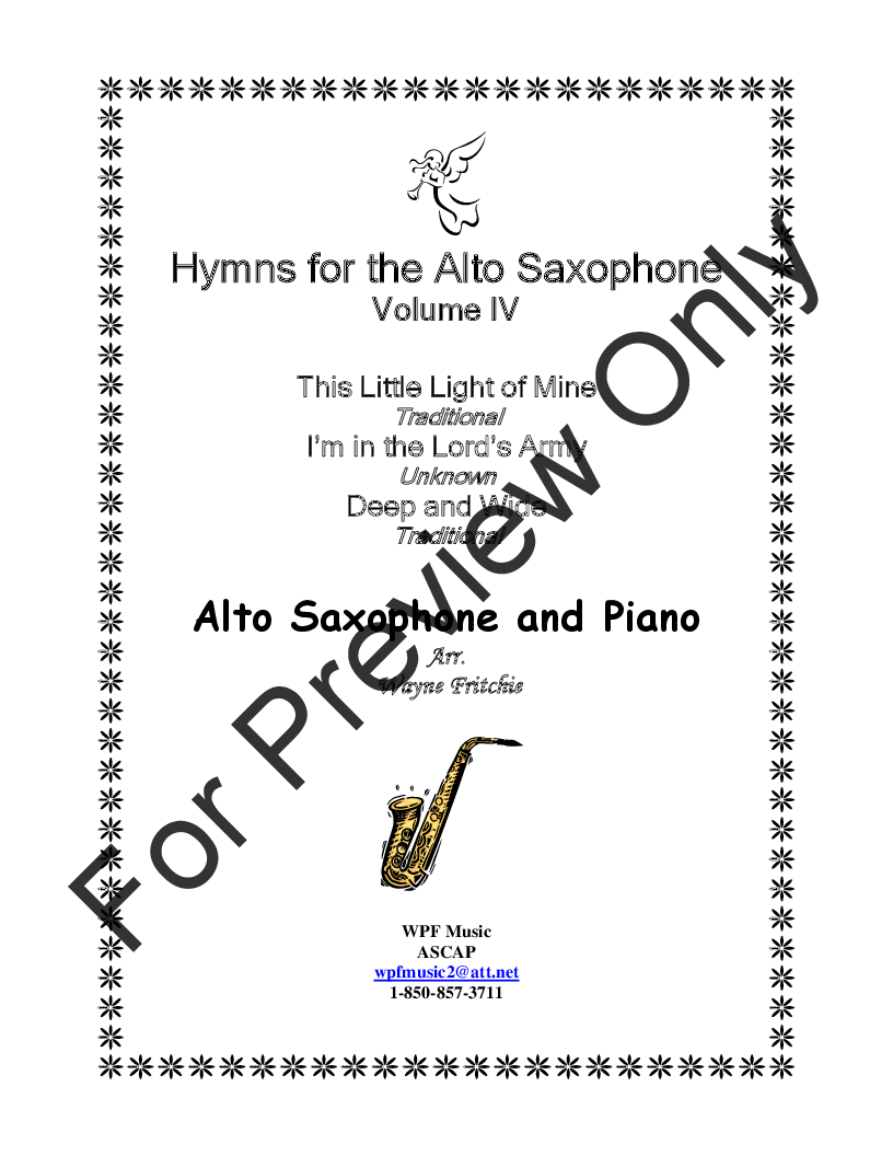 Hymns for the Alto Saxophone Volume IV P.O.D.