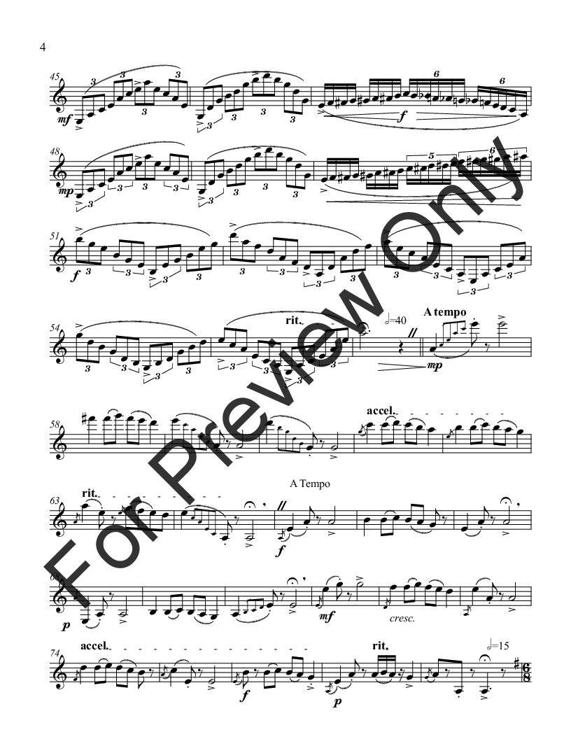 Three Pieces for Unencumbered Clarinet P.O.D.