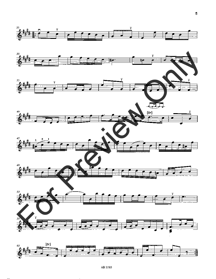 Violin Exam Pieces, 2016-2019, Grade #5 Violin and Piano - ABRSM