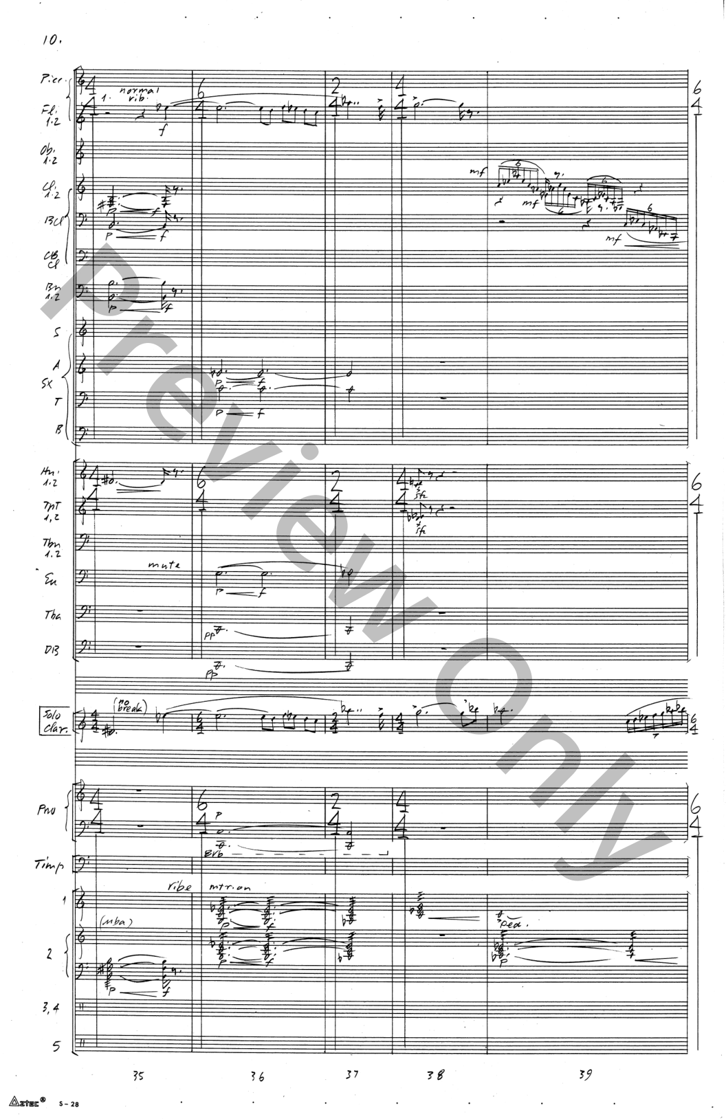 Concerto Clarinet and Wind Ensemble EPRINT