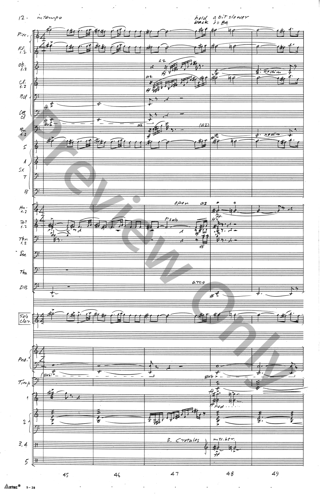 Concerto Clarinet and Wind Ensemble EPRINT