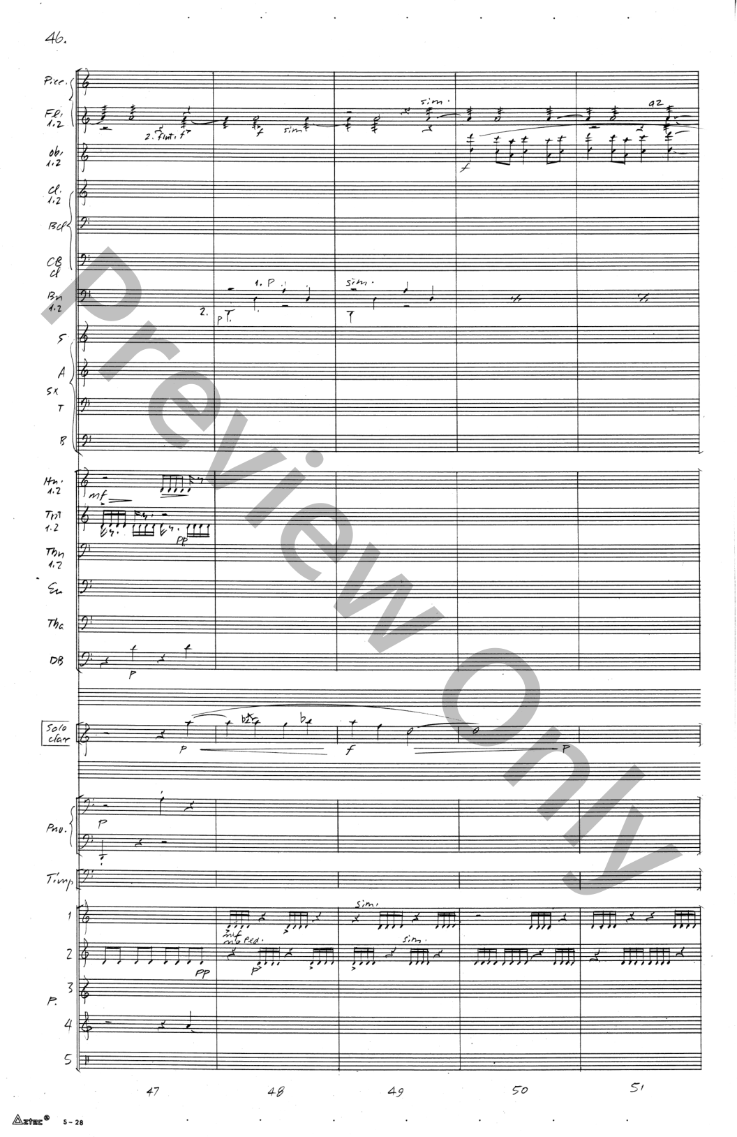 Concerto Clarinet and Wind Ensemble EPRINT