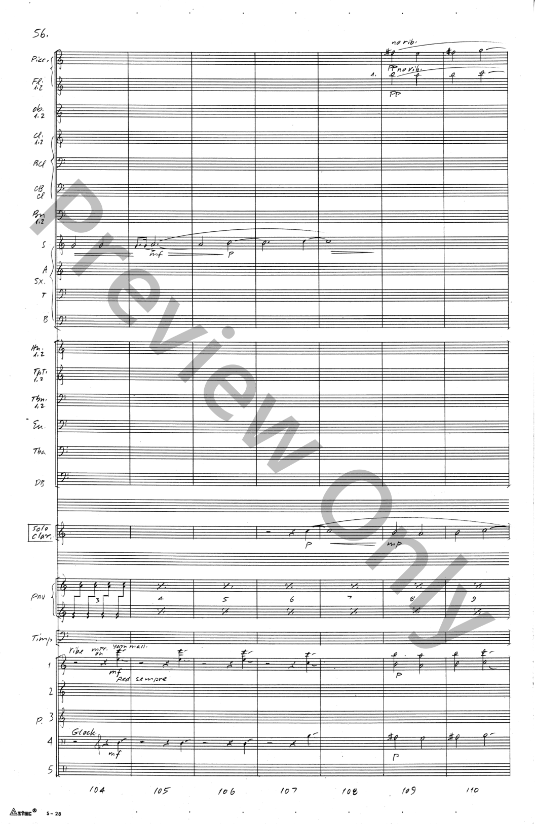 Concerto Clarinet and Wind Ensemble EPRINT