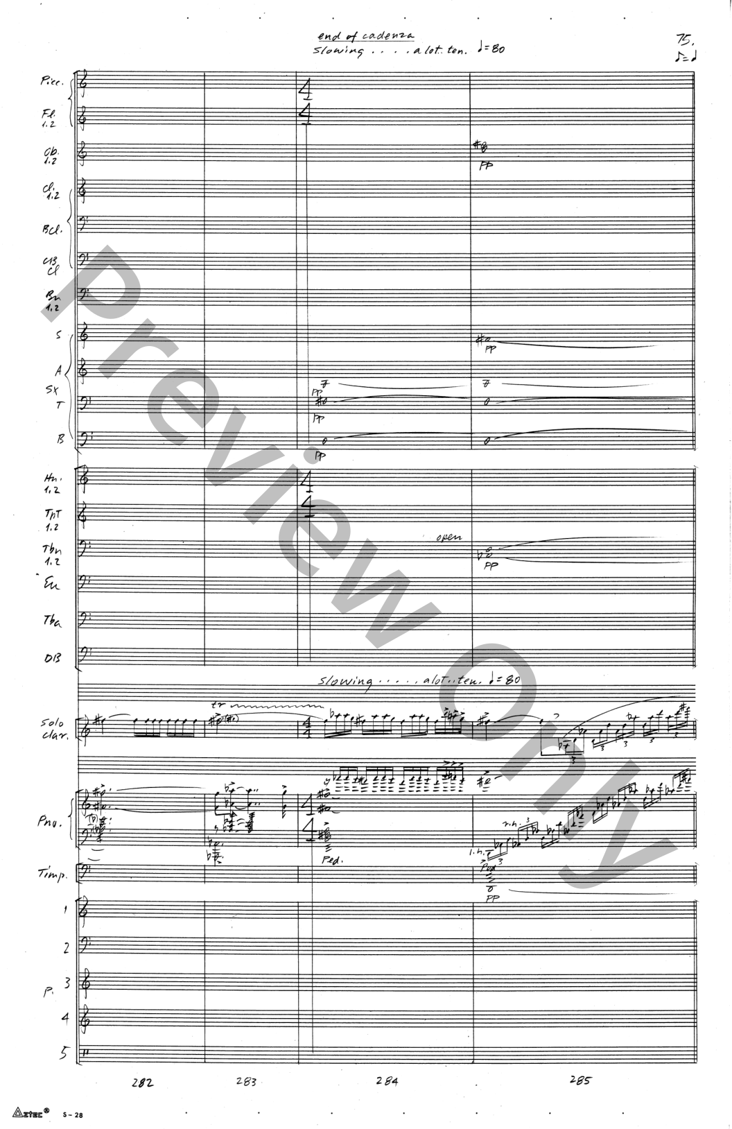 Concerto Clarinet and Wind Ensemble EPRINT