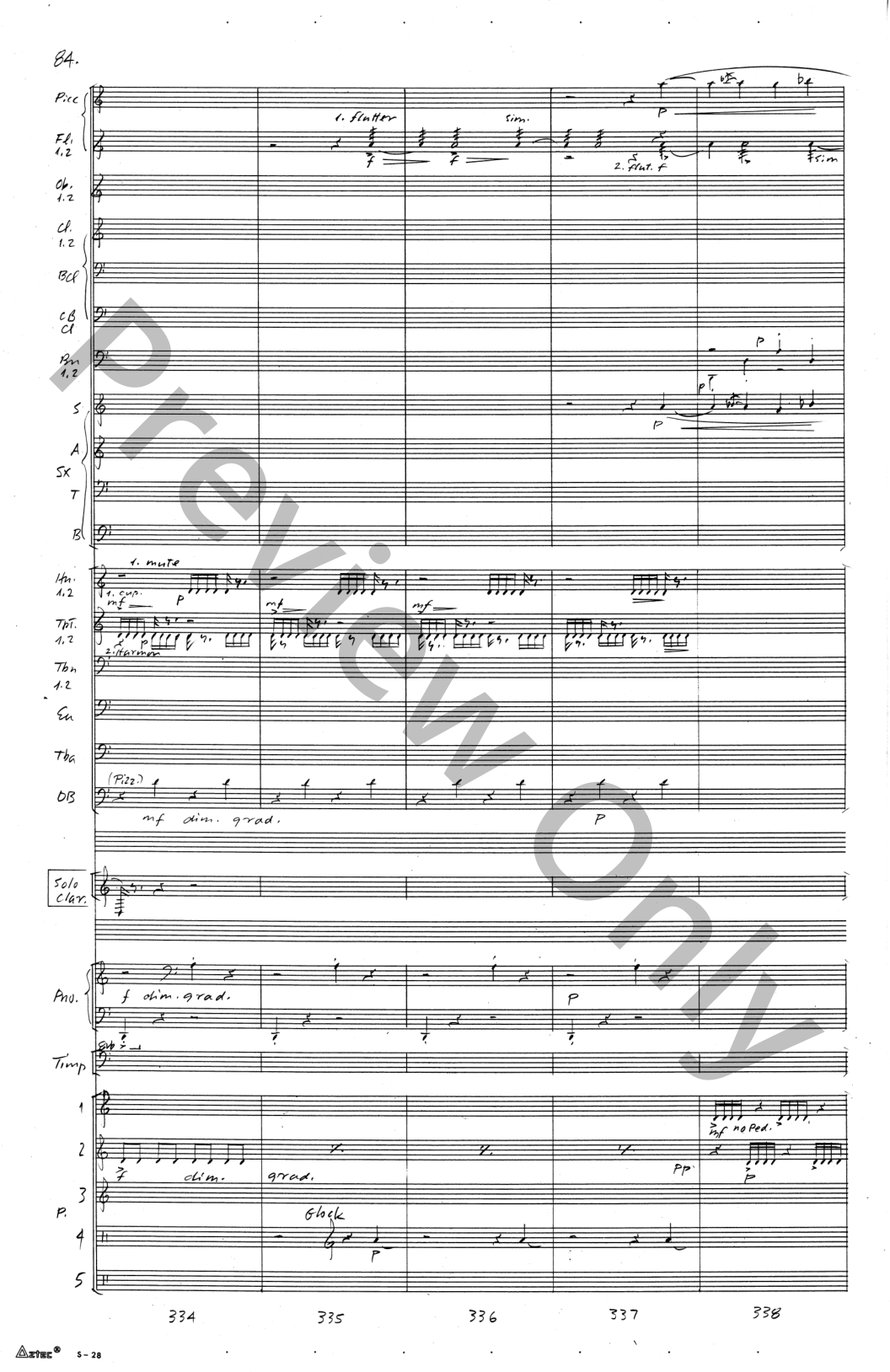 Concerto Clarinet and Wind Ensemble EPRINT