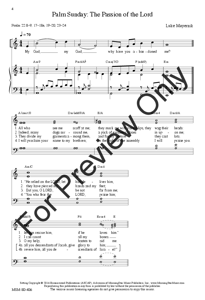 responsorial psalm music sheet
