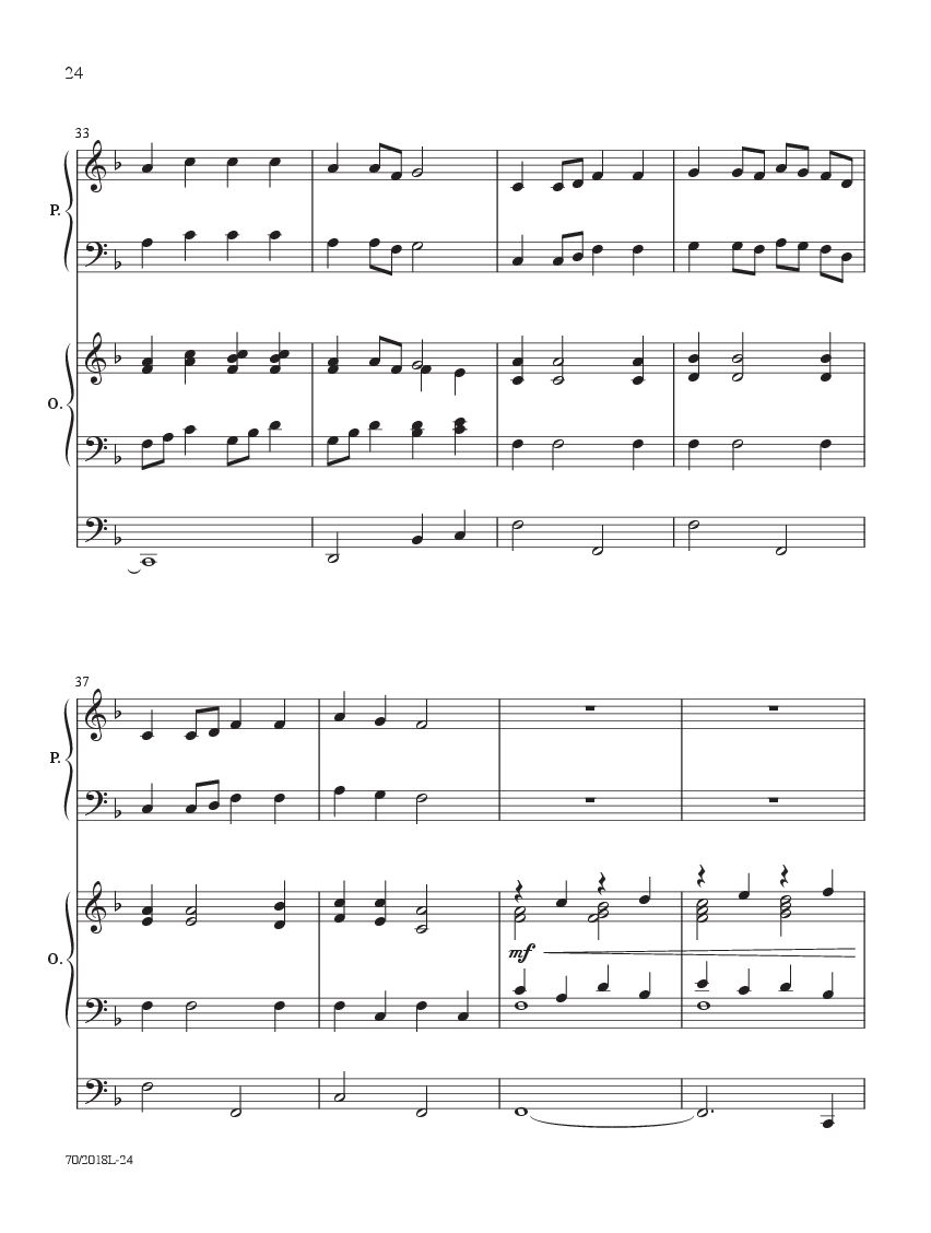 Holy Manna Organ & Piano