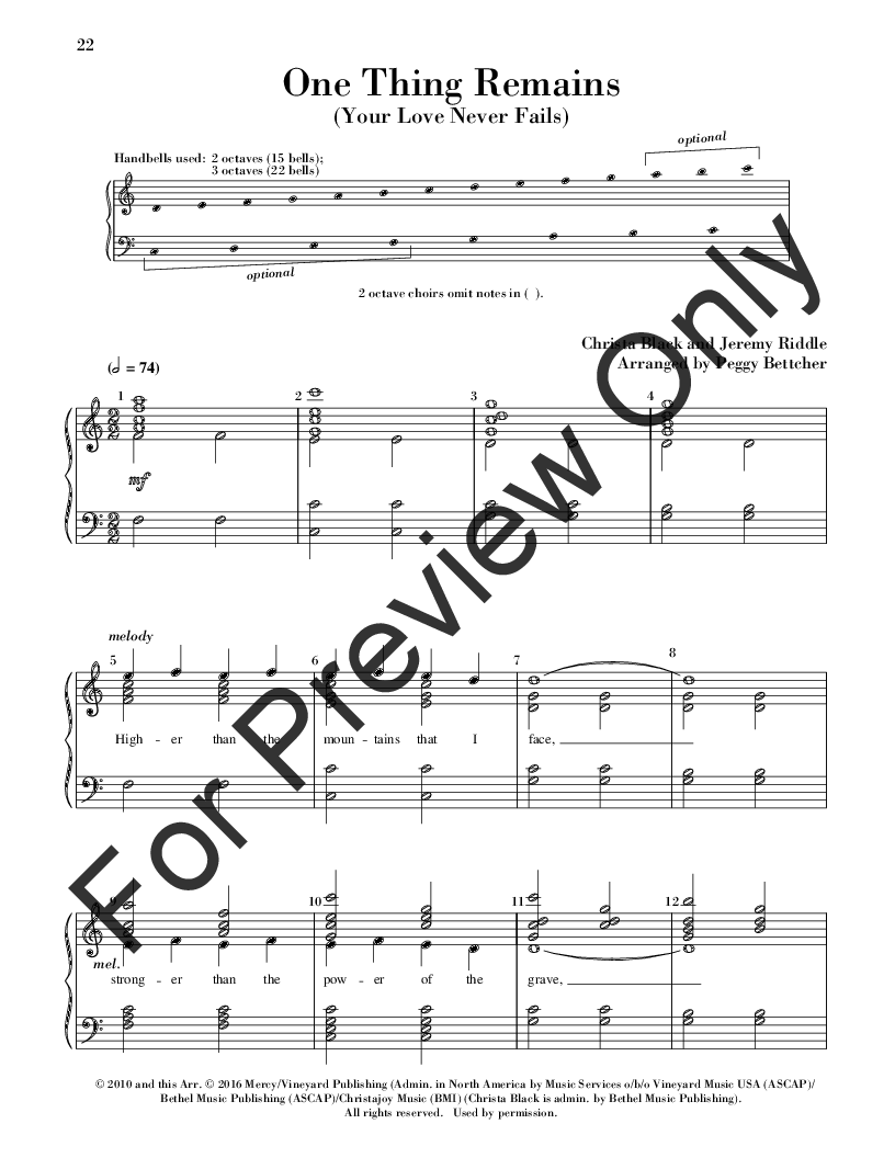 Easy To Ring Praise And Worship #8 2-3 Octaves P.O.D.