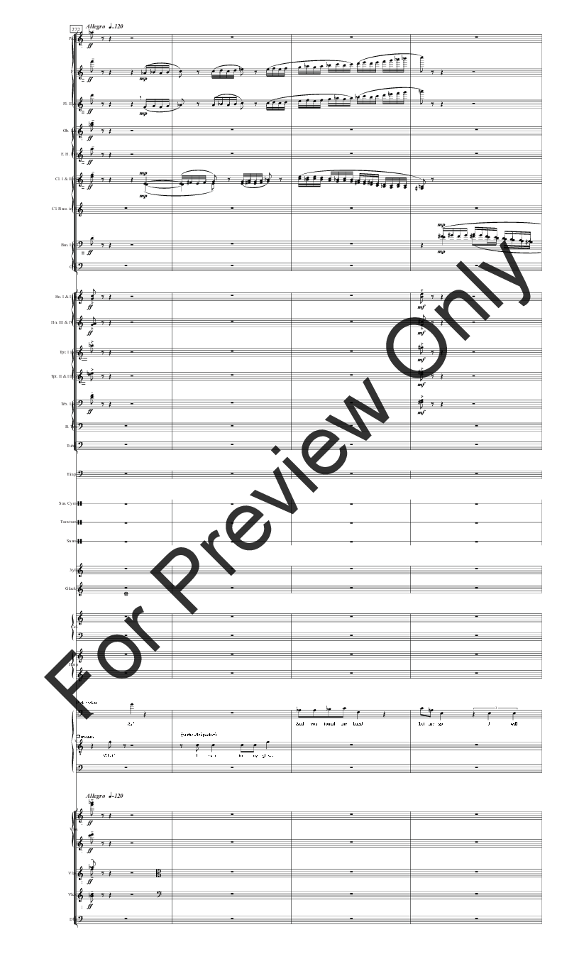 Cyrano de Bergerac Act One Score and Parts P.O.D.