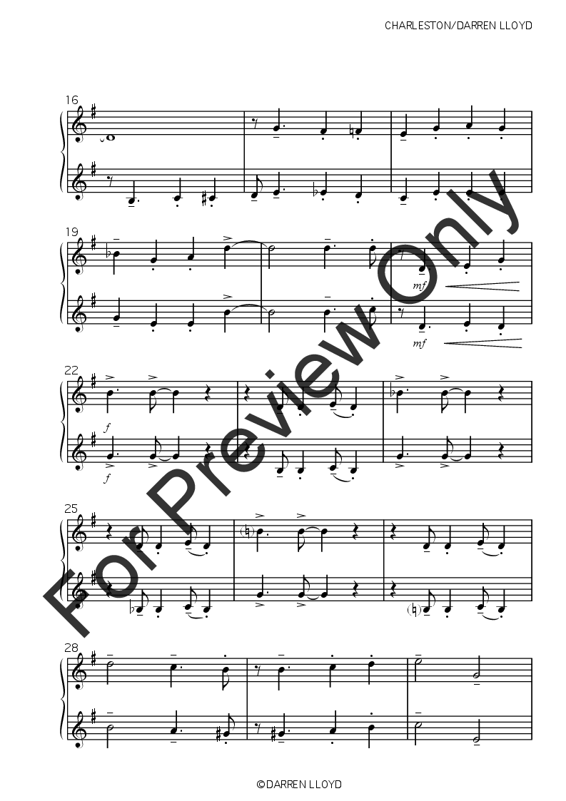 5 Dance Trumpet duets Volume 1 P.O.D.