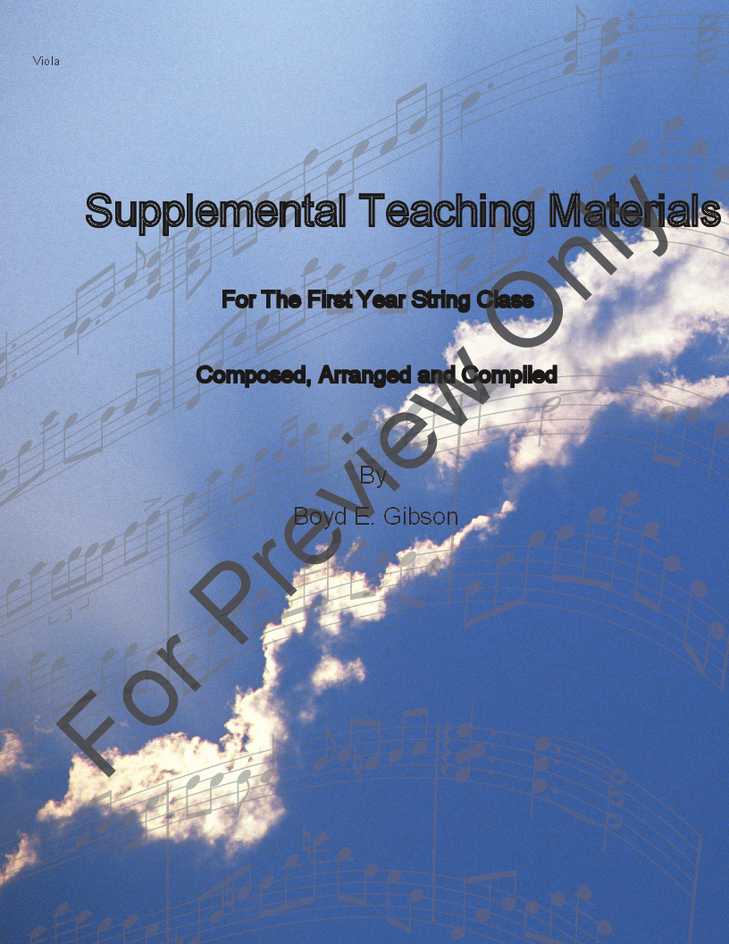 Supplemental Teaching Materials P.O.D.