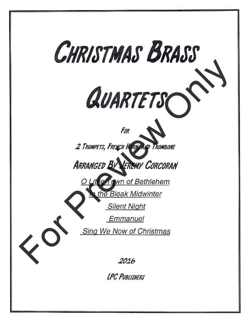 5 Christmas Carols for Brass Quartet (Brass