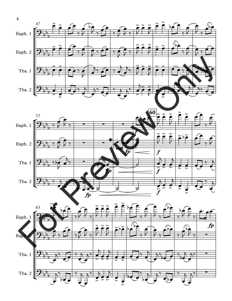 Emoticons for Tuba - Euphonium Quartet P.O.D.