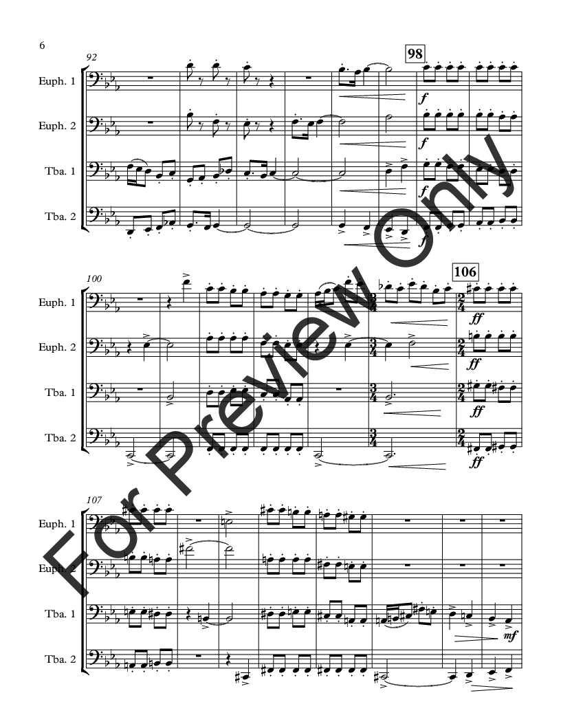 Emoticons for Tuba - Euphonium Quartet P.O.D.