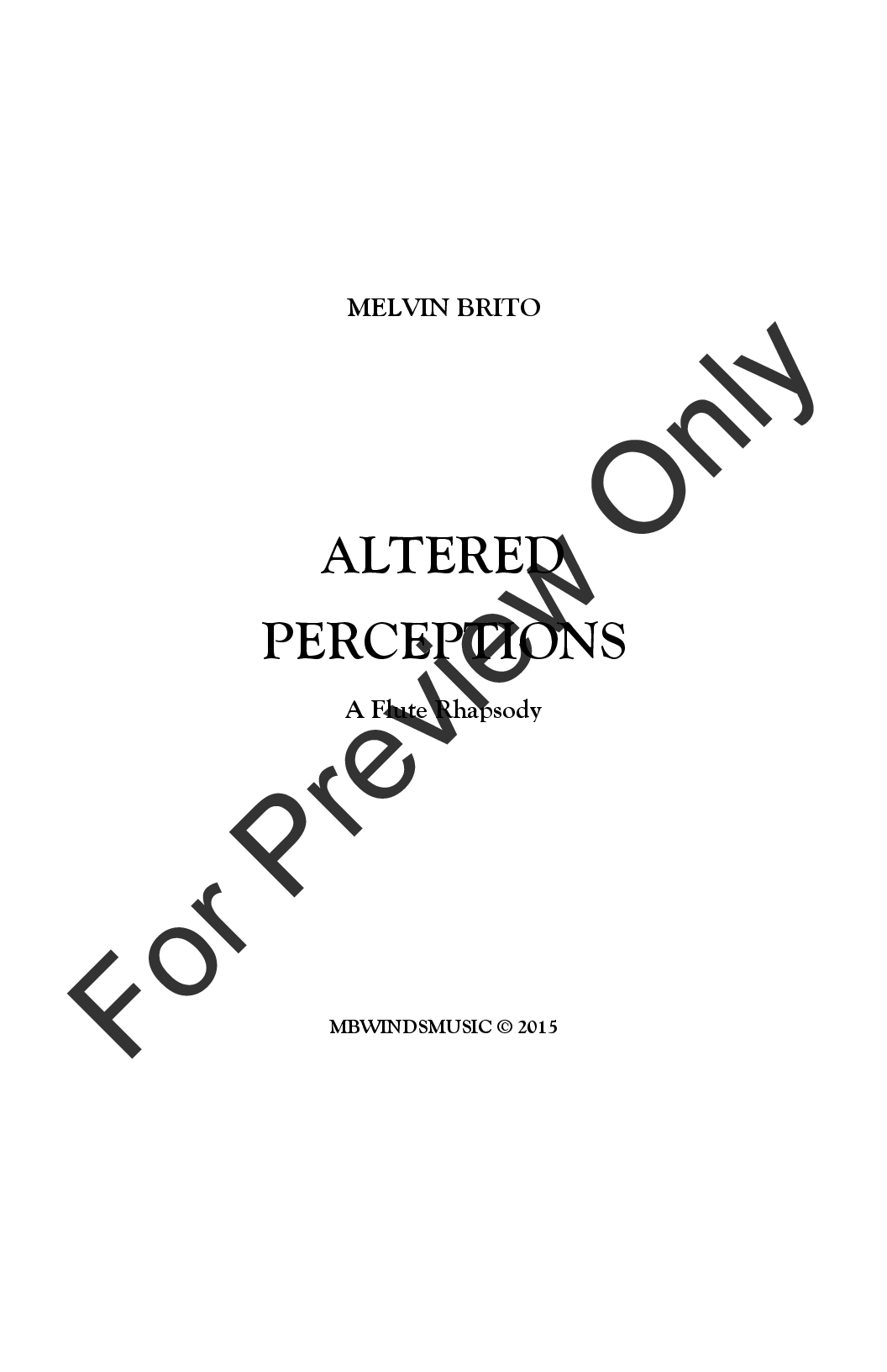 Altered Perceptions P.O.D.