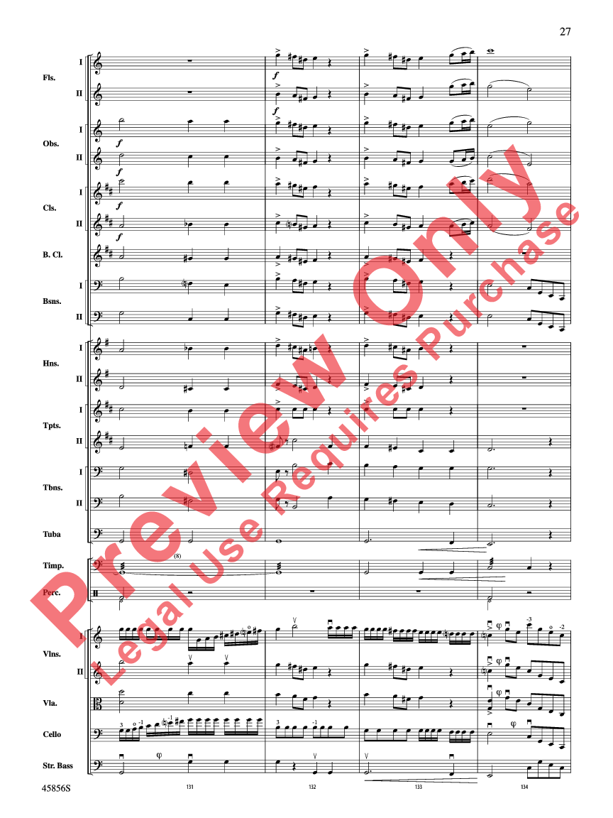 Academic Festival Overture, Op. 80 Score