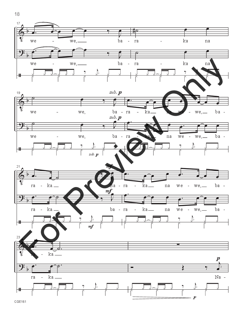 A Cappella! Volume 2 TB Reproducible Director's Score