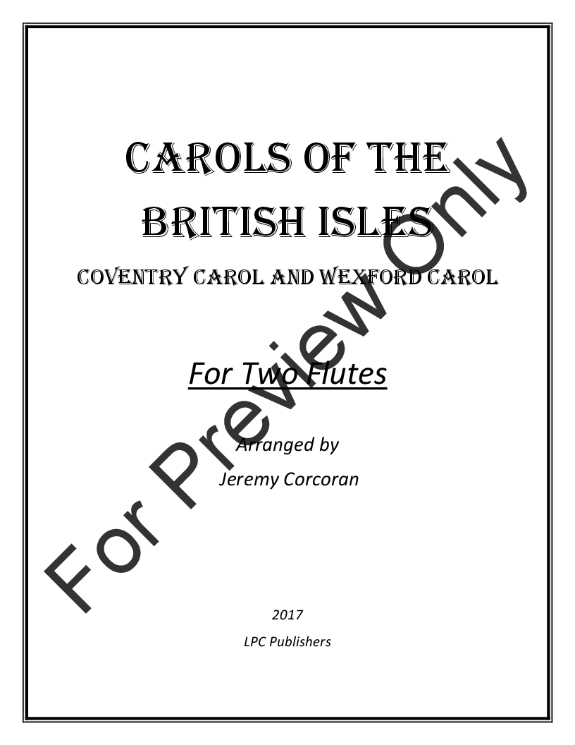 Carols of the British Isles P.O.D.