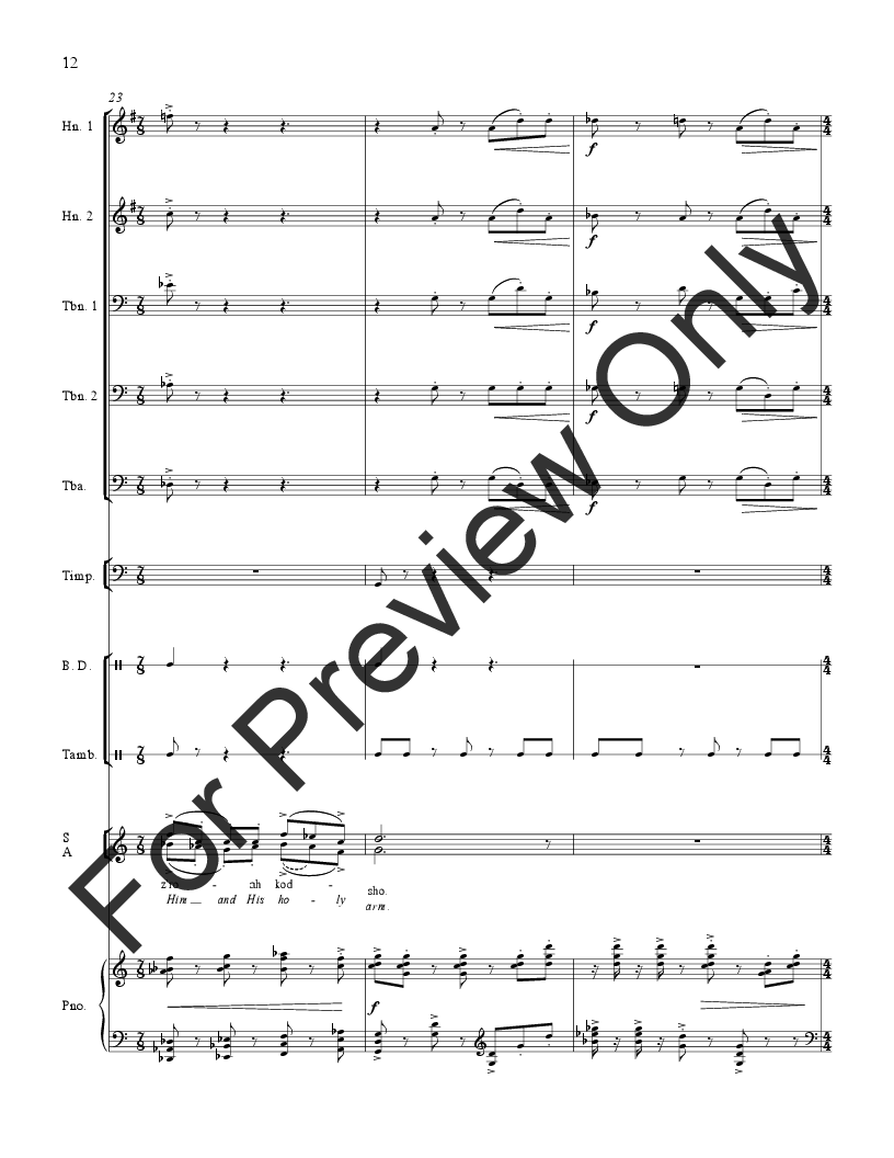 A New Psalm Full Score