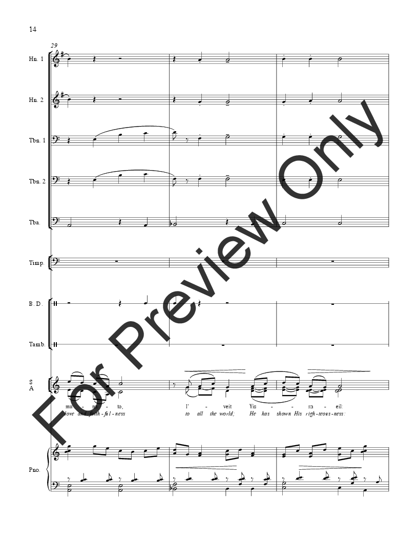 A New Psalm Full Score