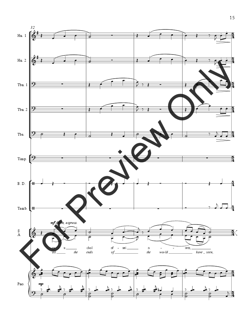 A New Psalm Full Score