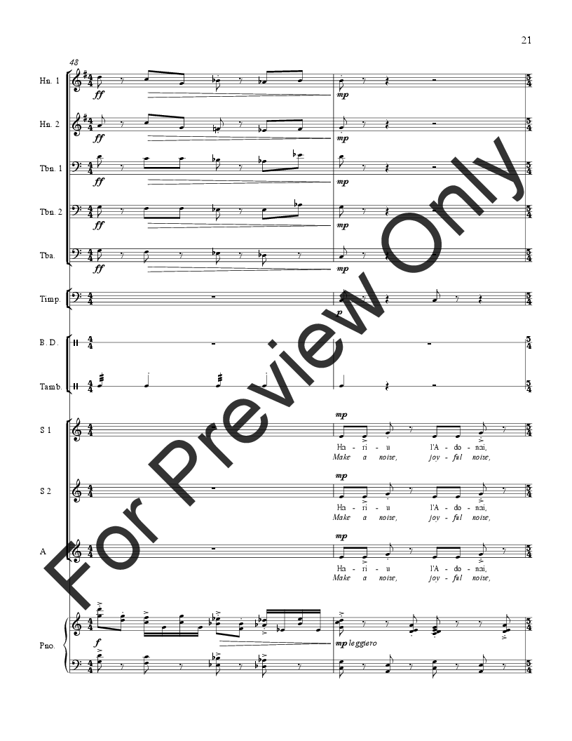 A New Psalm Full Score