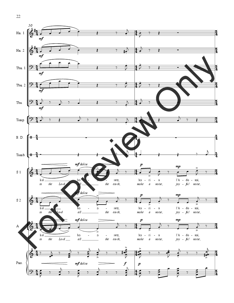 A New Psalm Full Score