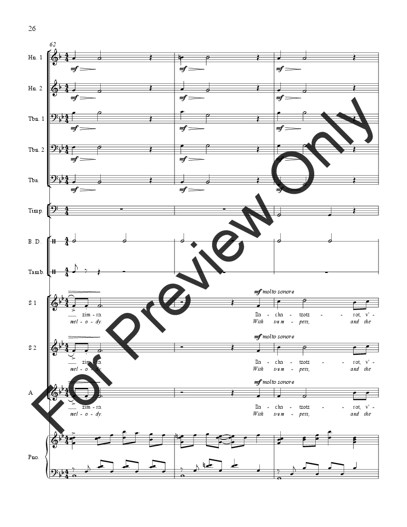 A New Psalm Full Score