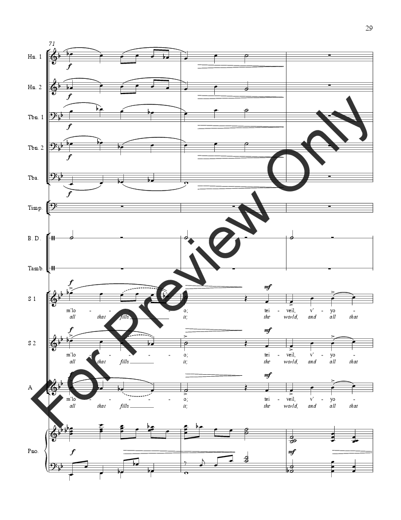 A New Psalm Full Score