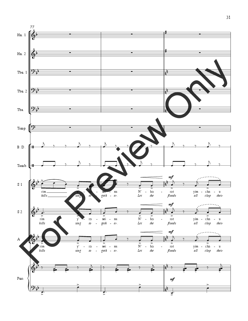 A New Psalm Full Score