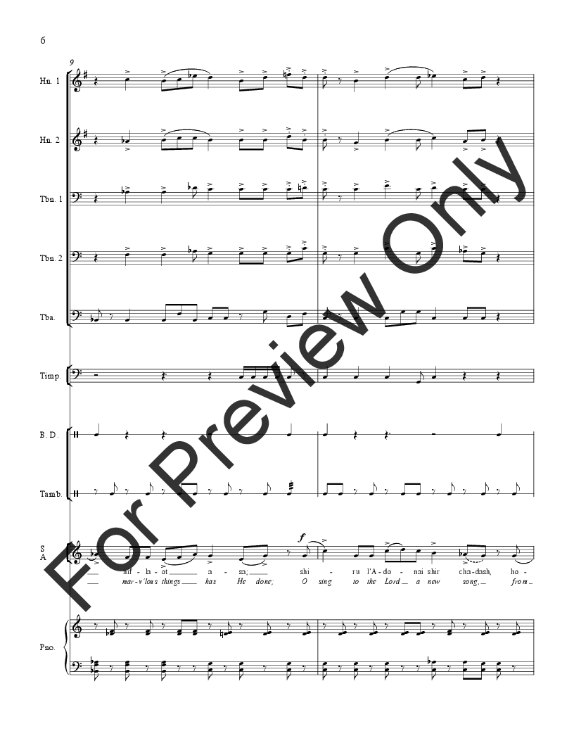 A New Psalm Full Score