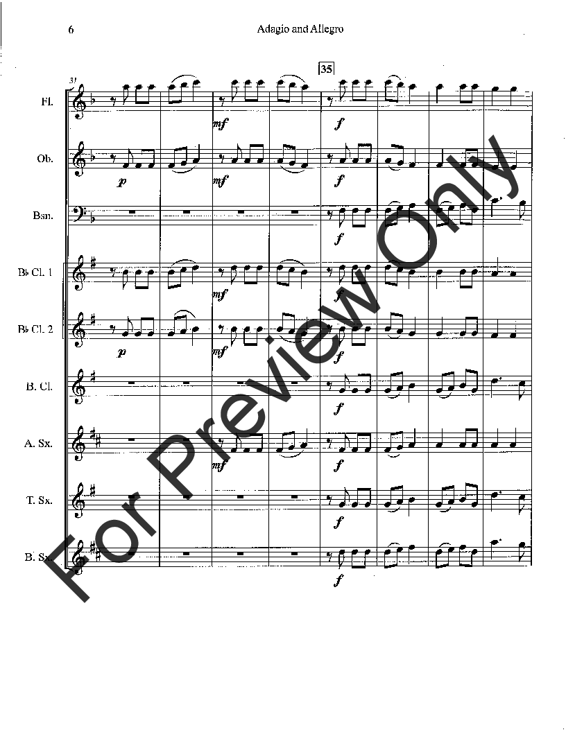 Baryton Trio #4 Flute, Clarinet and Bass Clarinet, opt. Clarinet 2 P.O.P.