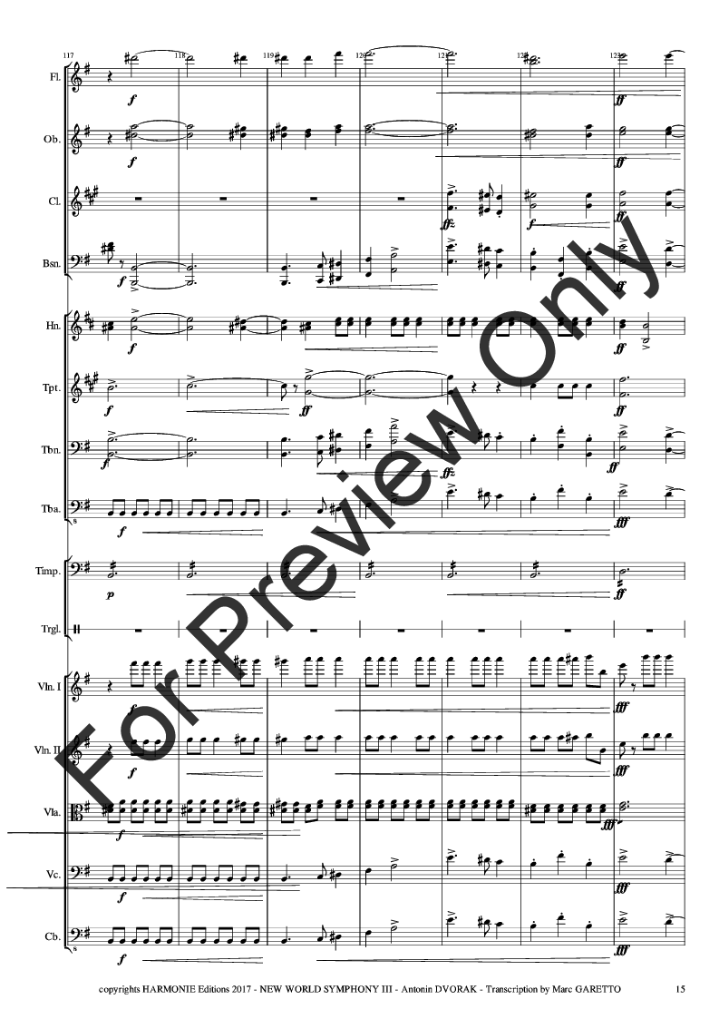New World Symphony - 3rd Movement - Antonin DVORAK - Full Orchestra P.O.D.