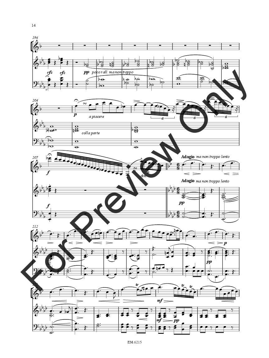 Concertino #1 Clarinet and Piano