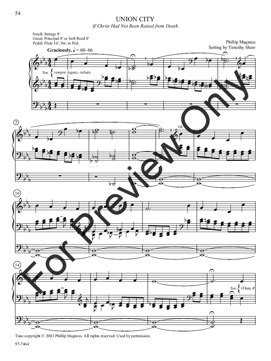 Hymn Prelude Library: Lutheran Service Book #11 Tunes TUV