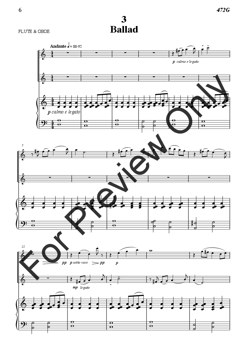 EIGHT FOR A START FLUTE OBOE Duet with Piano