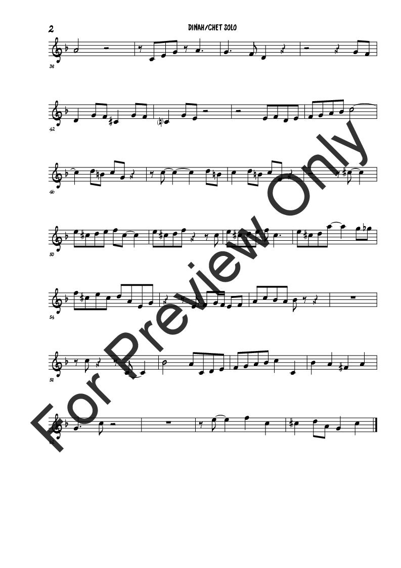 12 jazz Trumpet solo transcriptions P.O.D.