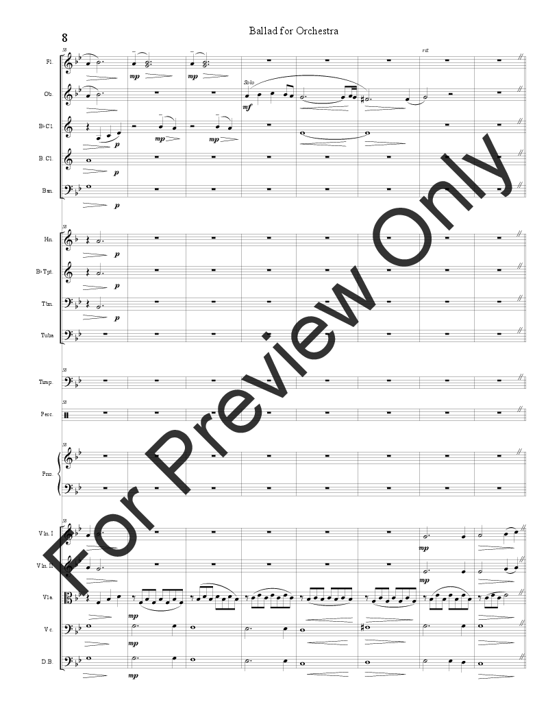 Ballad for Orchestra P.O.D.