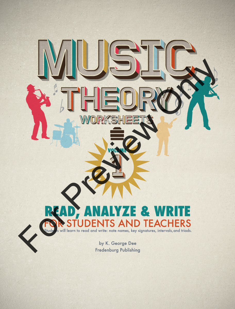 Music Theory Worksheets Volume 1 P.O.D.
