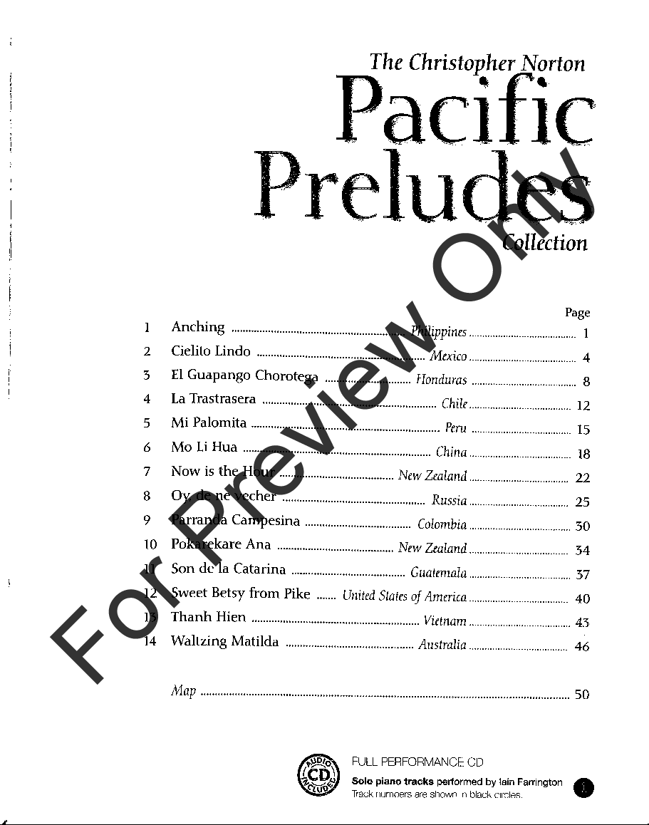 Pacific Preludes BK/CD