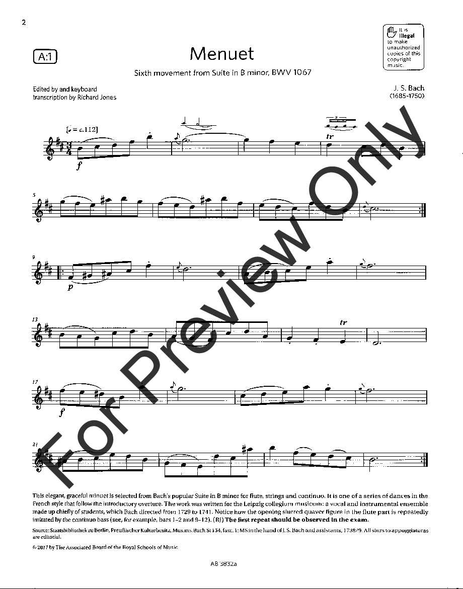 Flute Exam Pack, 2018 - 2021 ABRSM Grade 3 - Book with Online Audio